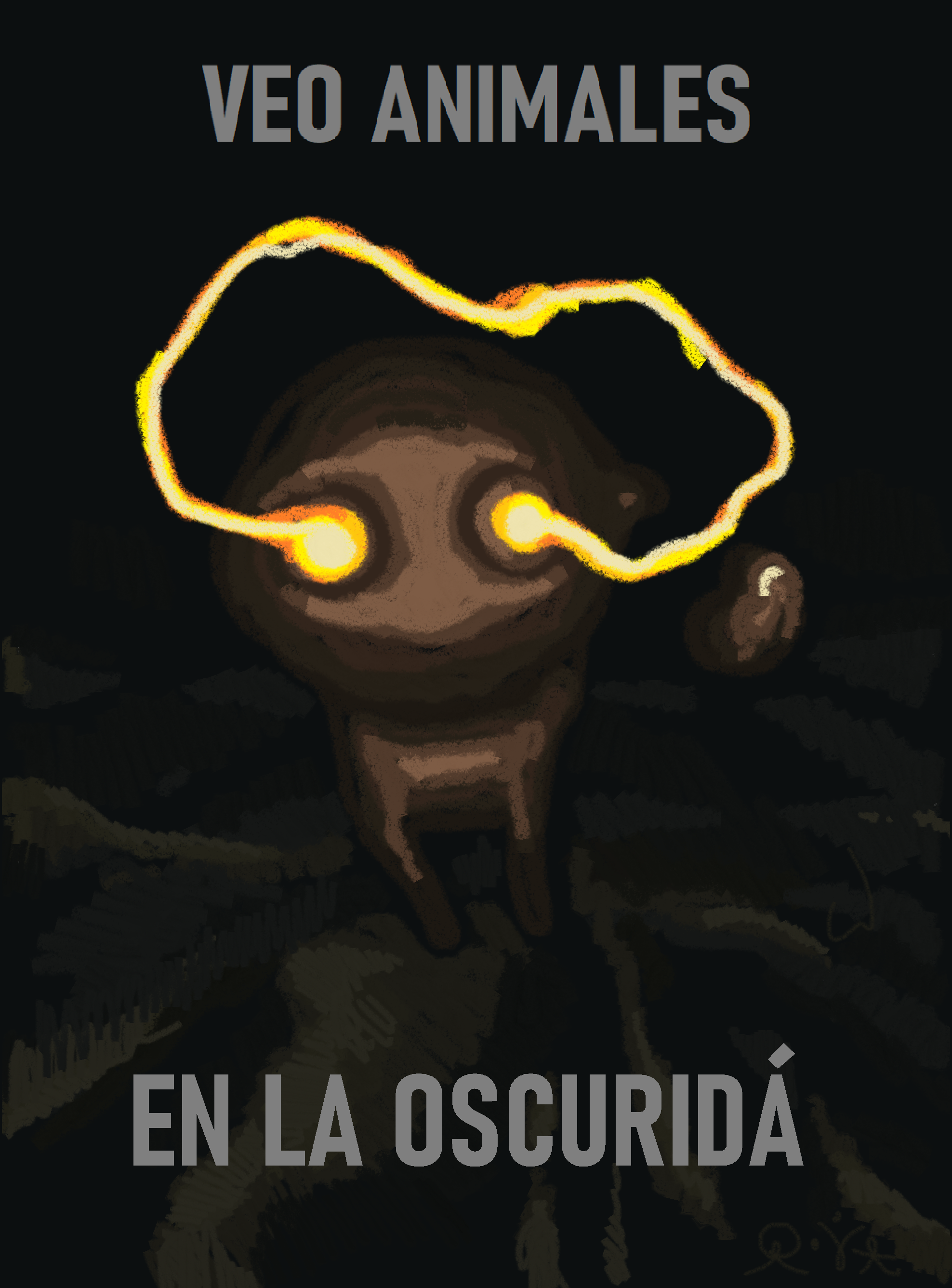 animales en la oscurida´